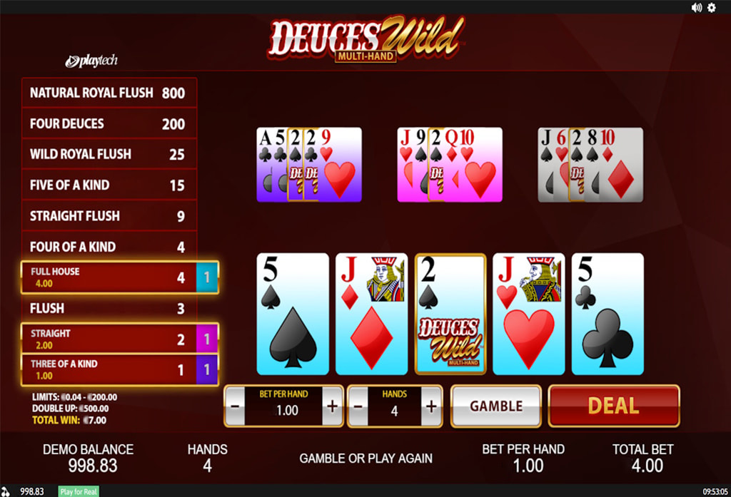 Deuces Wild Multihand