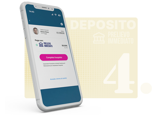 Accedi al tuo conto per autorizzare il pagamento
