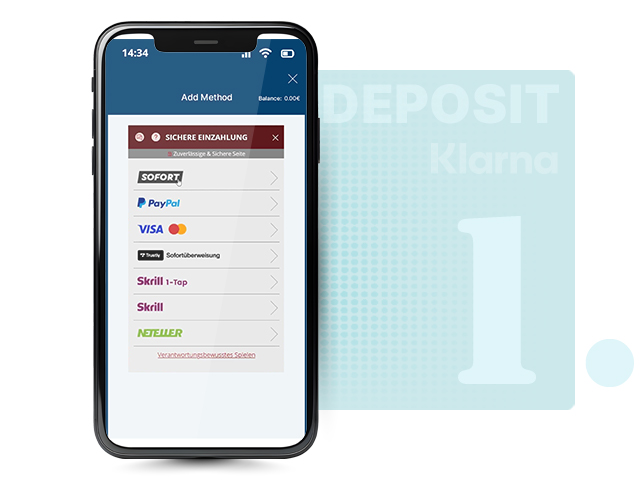 Casino Cashier with Payment Methods