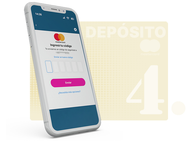 Pantalla de inicio de sesión de Mastercard