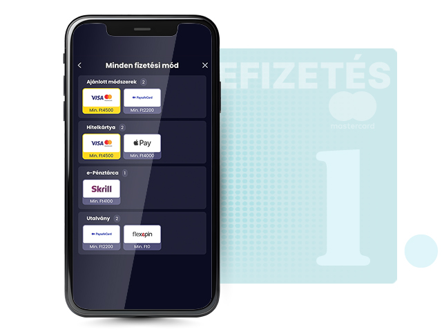 Kaszinó fizetési módok