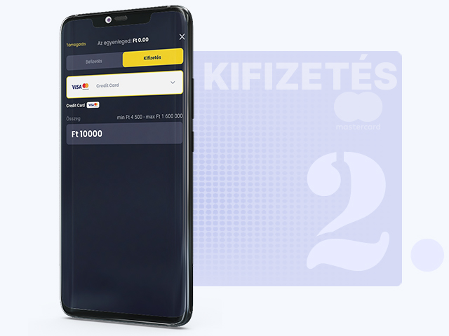 Válaszd ki a Mastercard fizetési módot!