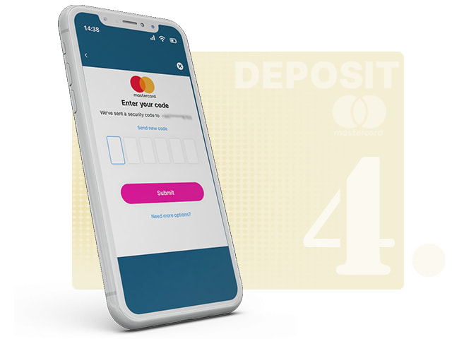 Mastercard Log in Screen