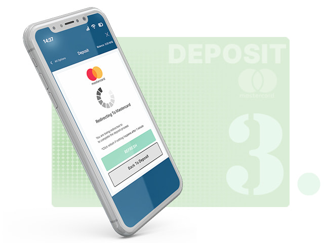 Redirected to the Mastercard Page