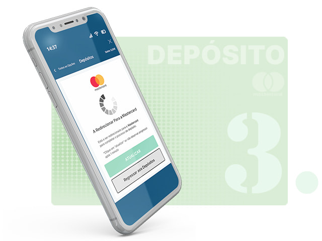 Redirecionado para a Página da Mastercard