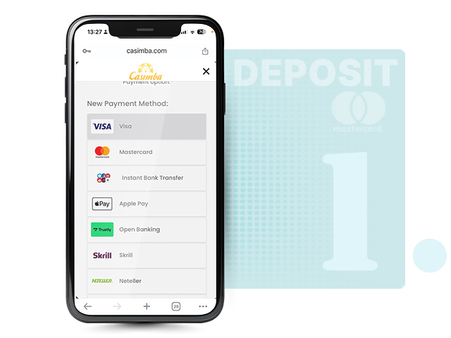 Casino Cashier with Payment Methods