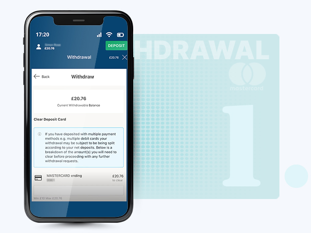 Choose Mastercard for Withdrawal