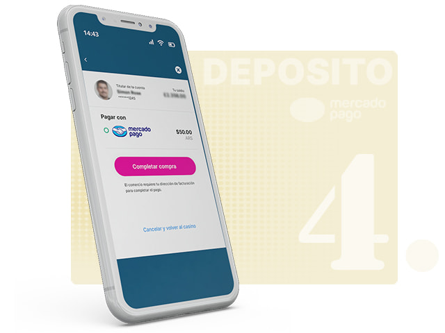 Pantalla de inicio de sesión de Mercado Pago