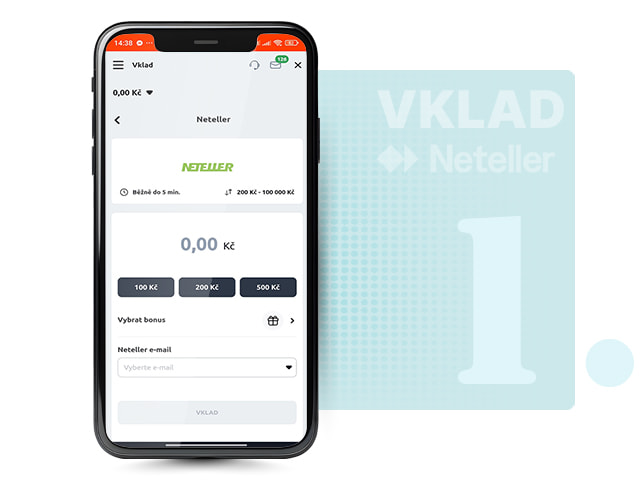 Výběr platební metody Neteller v casinu Betano