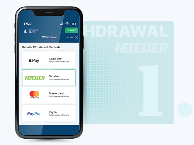 Choose Neteller for Withdrawal