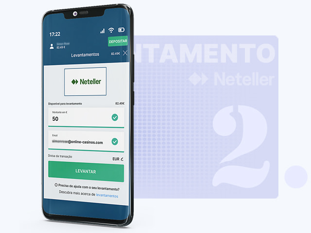 Insere o montante a levantar