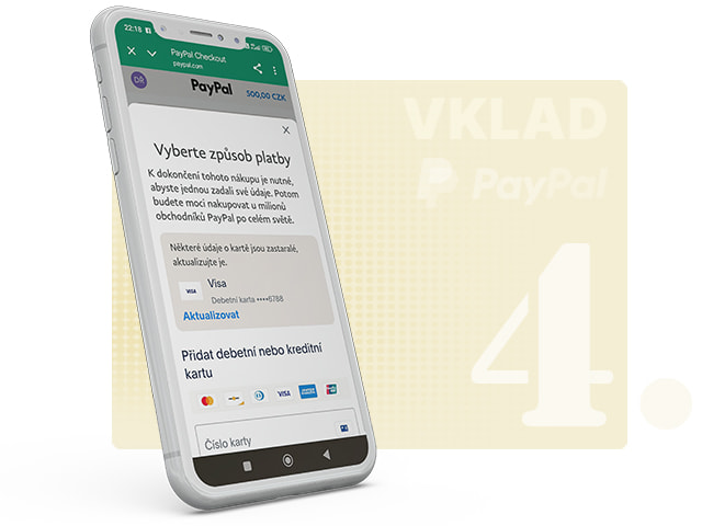 Vyberte si, jakým způsobem si chcete peníze do casina přes PayPal vložit