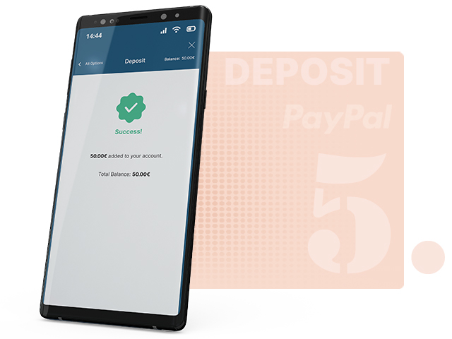 PayPal Deposit Confirmation Page