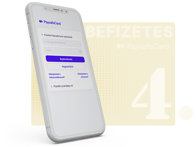 Paysafecard fizetési felület