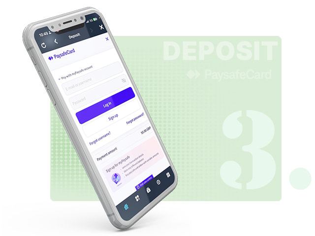 myPaysafe Log In Page