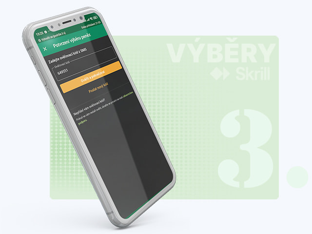 Ověření výběru Skrill z casina
