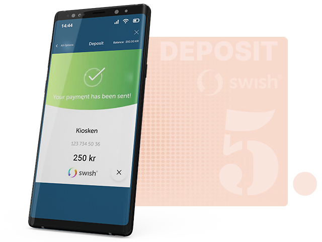 Swish Deposit Confirmation Page