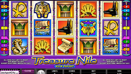 Treasure Nile Online Slot by Microgaming