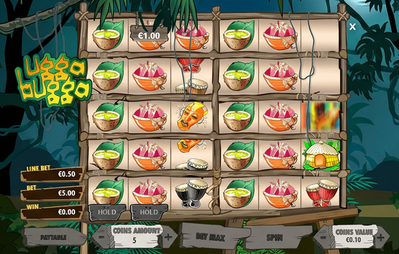 Screenshot from the Multi-Spin Feature of Ugga Bugga