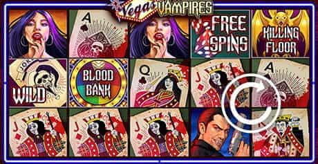 The logo of InTouch Games game, Vegas Vampires.