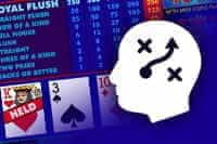 A video poker strategy sheet