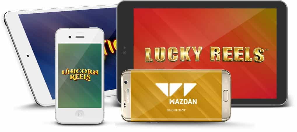 Wazdan games on mobile and tablet devices.
