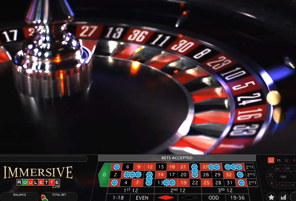 Wheel View in Immersive Roulette