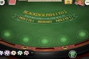 Premium Multihand Blackjack as part of the mobile game collection at William Hill casino.