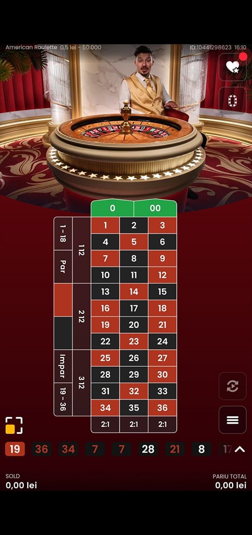 American Roulette jucat la Luck Casino