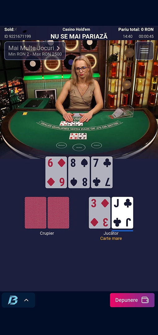 Casino Hold’em jucat la Mr Bit Casino