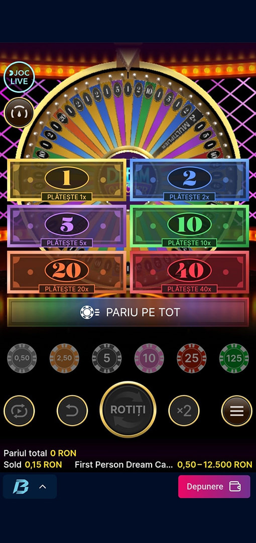 Dream Catcher jucat la Mr Bit Casino