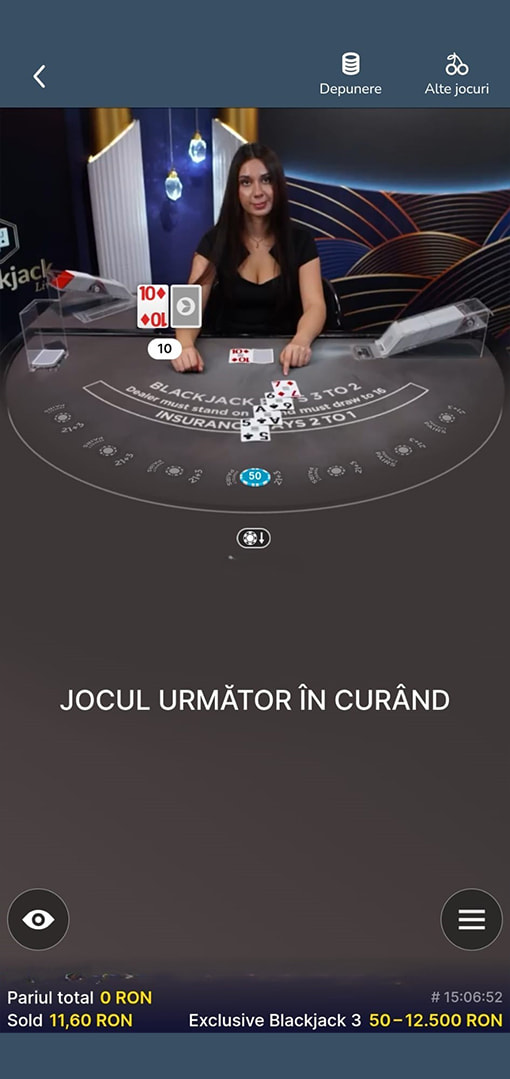 Exclusive Blackjack jucat la Vlad Cazino