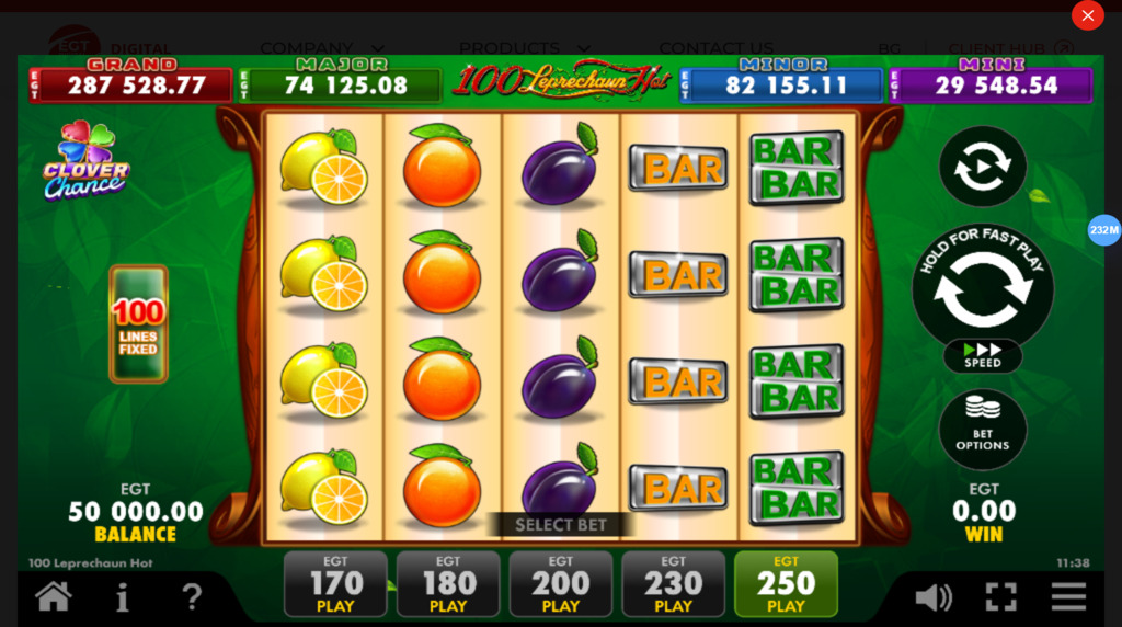 100 Leprechaun Hot demo joc