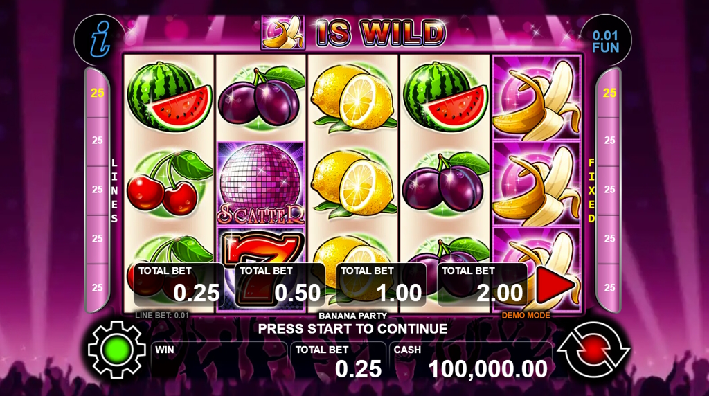 Joc demo Banana Party dezvoltat de CT Gaming