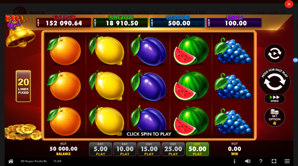 Demo joc 20 Super Fruits