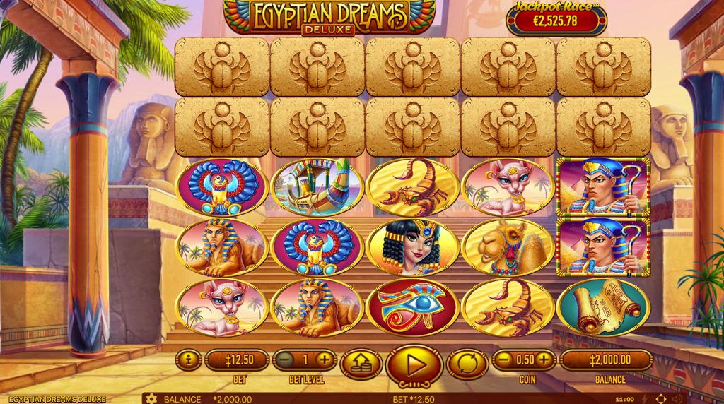 Egyptian Dreams Deluxe joc demo de la Gabanero