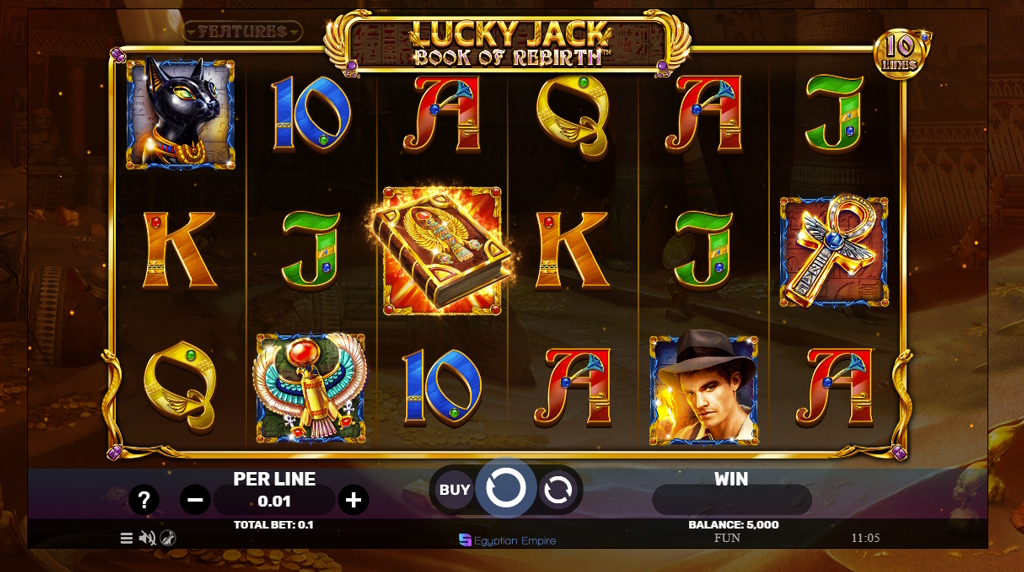 Lucky Jack - Book Of Rebirth joc gratuit
