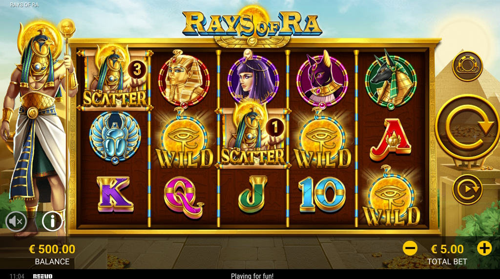 Rays of Ra slot Reevo joc gratis