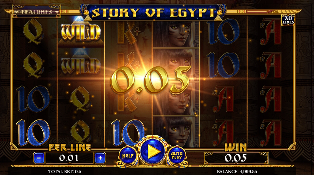 Story of Egypt de la Spinomenal joc demo