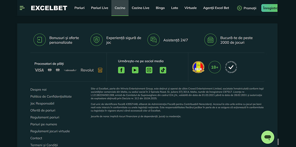 Excelbet screenshot thumbnail 3