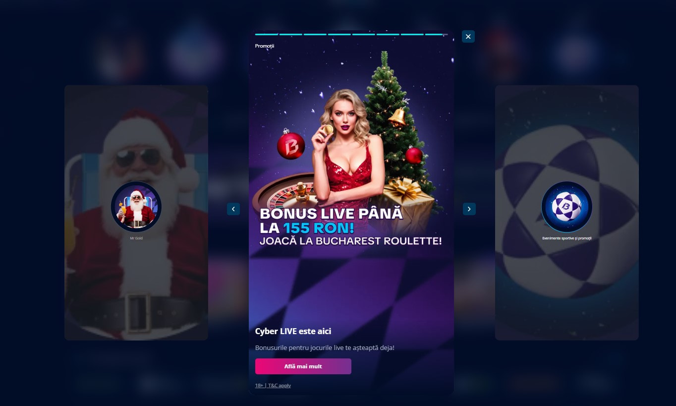 Bonul live la Bucharest Roulette la Mr Bit