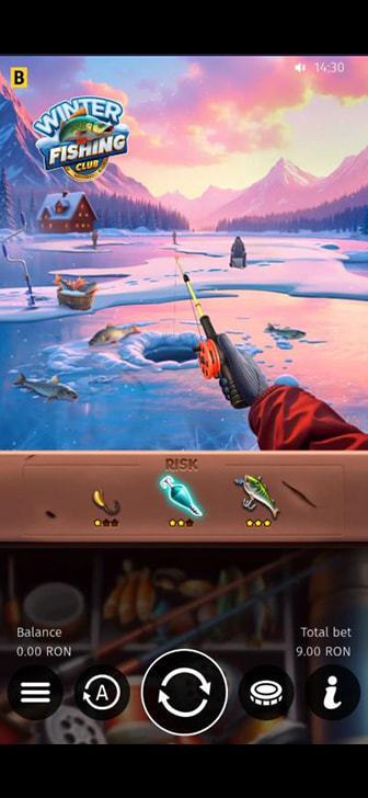 Jocul de risc Winter Fishing Club pe mobil
