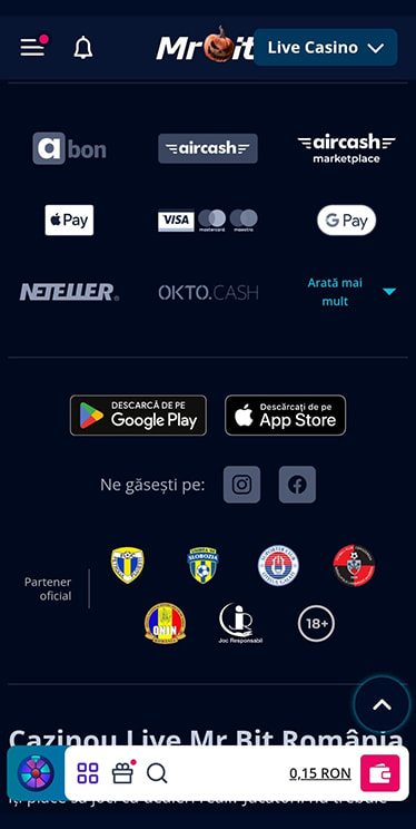 Detalii despre licența Mr Bit