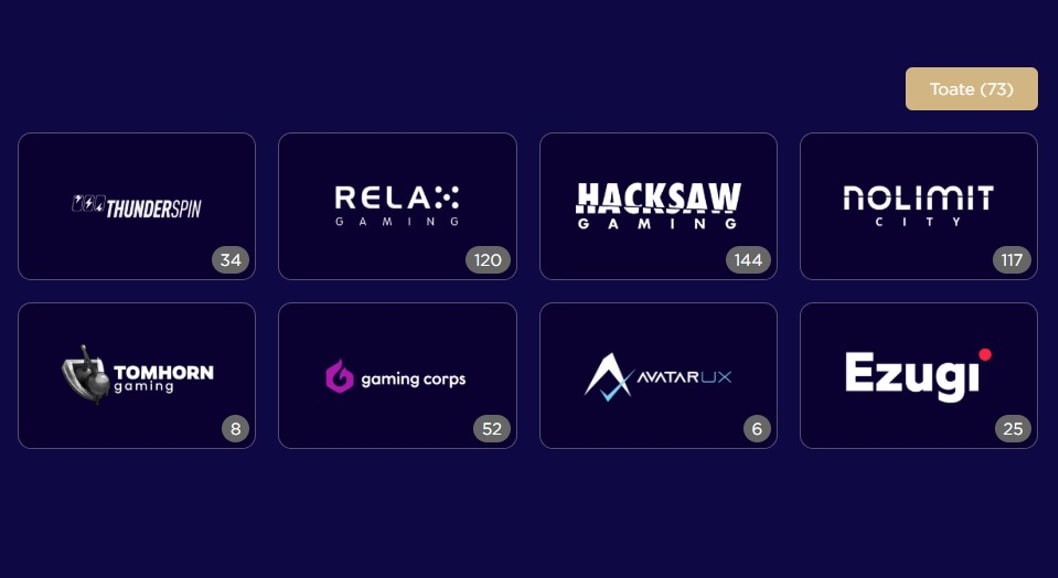 Furnizorii de software disponibili la WinBoss Casino