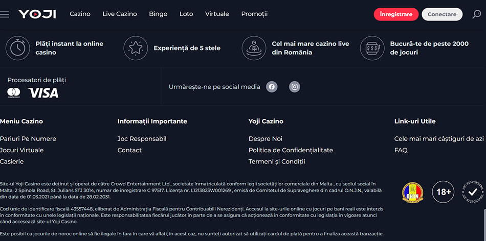 Yoji Casino screenshot thumbnail 3