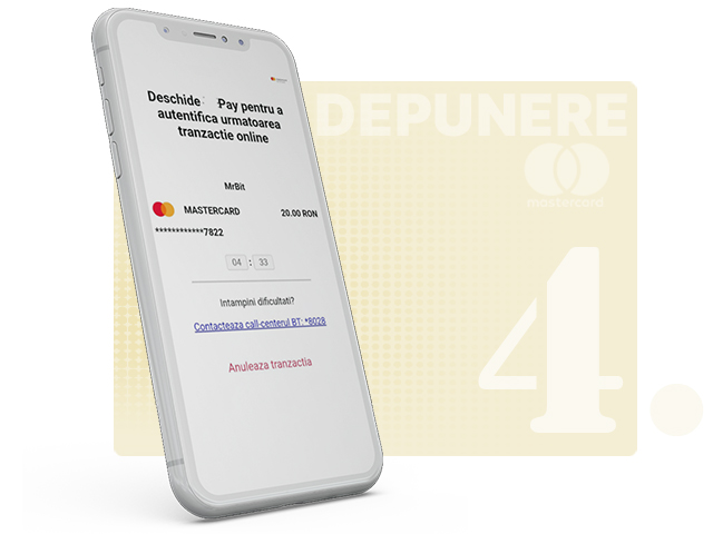 Redirecționare către pagina băncii pentru aprobarea plății