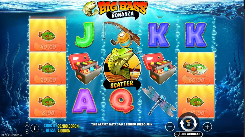Big Bass Bonanza joc cu câștiguri reale