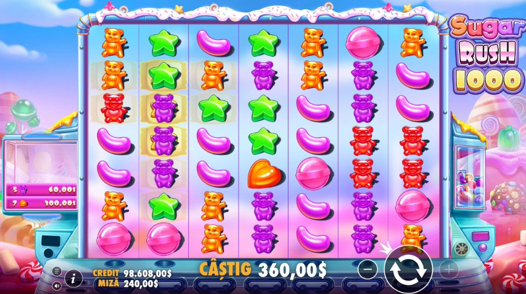 Sugar Rush 1000 joc cu câștiguri reale