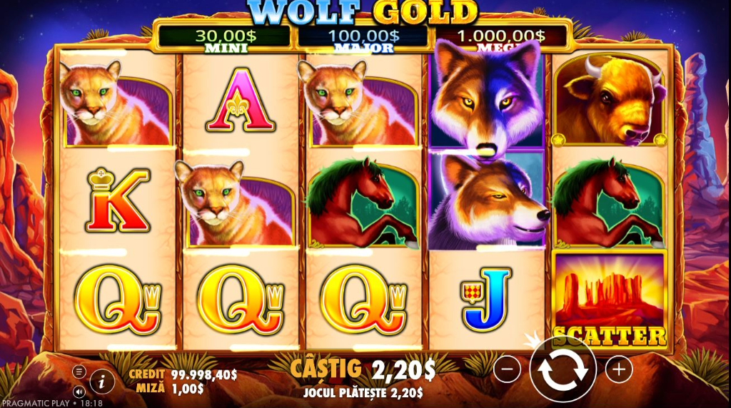 Wolf Gold joc cu câștiguri reale