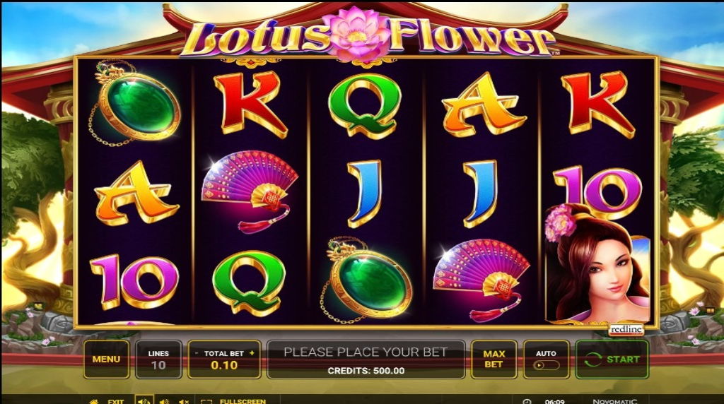 Lotus Flower slot dezvoltat de Novomatic
